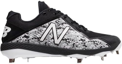 image:imageNew Balance Mens L4040v4 Metal Baseball ShoeBlackCamo Green