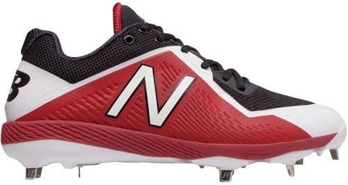 image:imageNew Balance Mens L4040v4 Metal Baseball ShoeBlackRedWhite