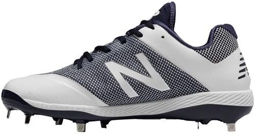 image:imageNew Balance Mens L4040v4 Metal Baseball ShoeNavyWhite
