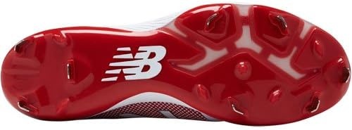 image:imageNew Balance Mens L4040v4 Metal Baseball ShoeRedWhite