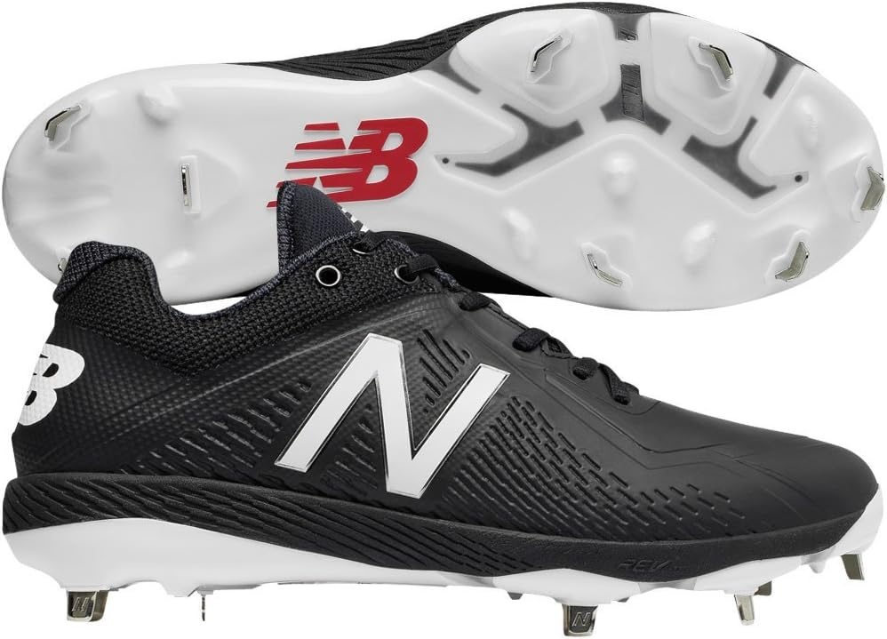 image:imageNew Balance Mens L4040v4 Metal Baseball ShoeSynthetic Black