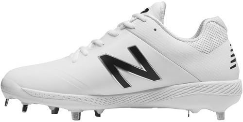 image:imageNew Balance Mens L4040v4 Metal Baseball ShoeSynthetic White