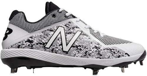 image:imageNew Balance Mens L4040v4 Metal Baseball ShoeWhiteCamo Green