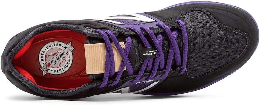 image:imageNew Balance Mens M3000v3 Metal Baseball ShoeBlackPurp