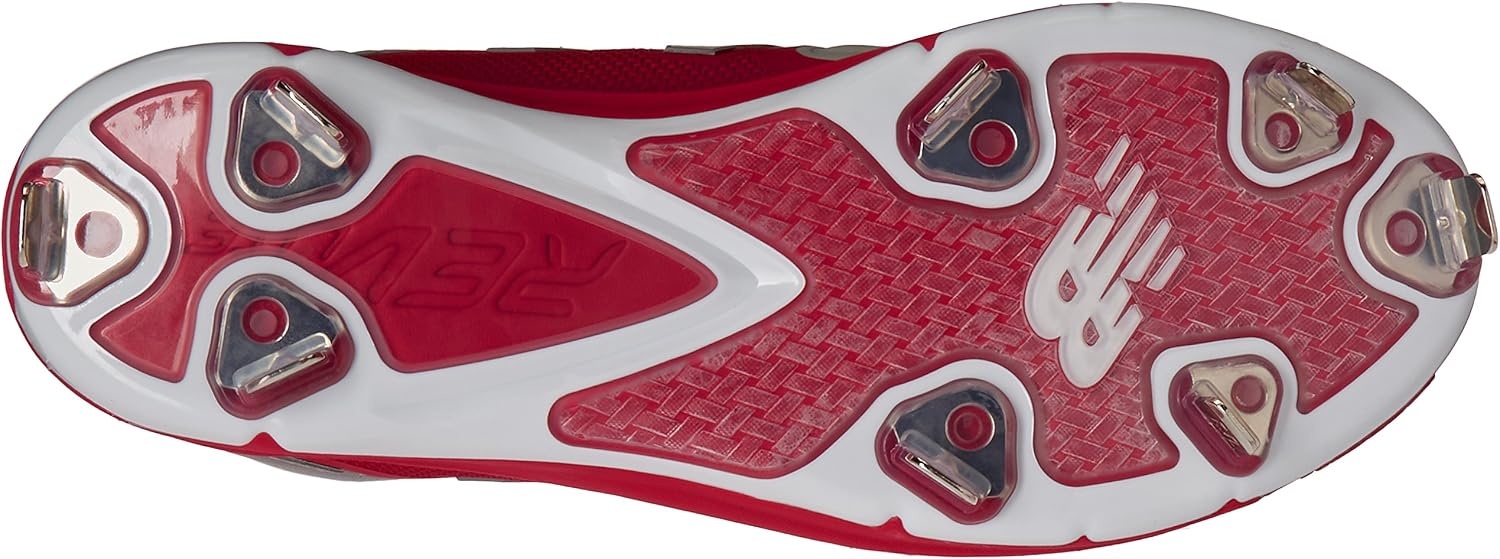 image:imageNew Balance Mens M3000v3 Metal Baseball ShoeBlackRed