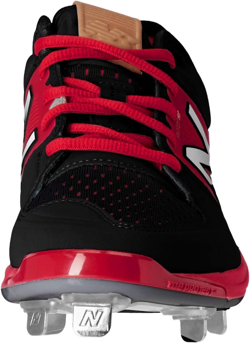 image:imageNew Balance Mens M3000v3 Metal Baseball ShoeBlackRed
