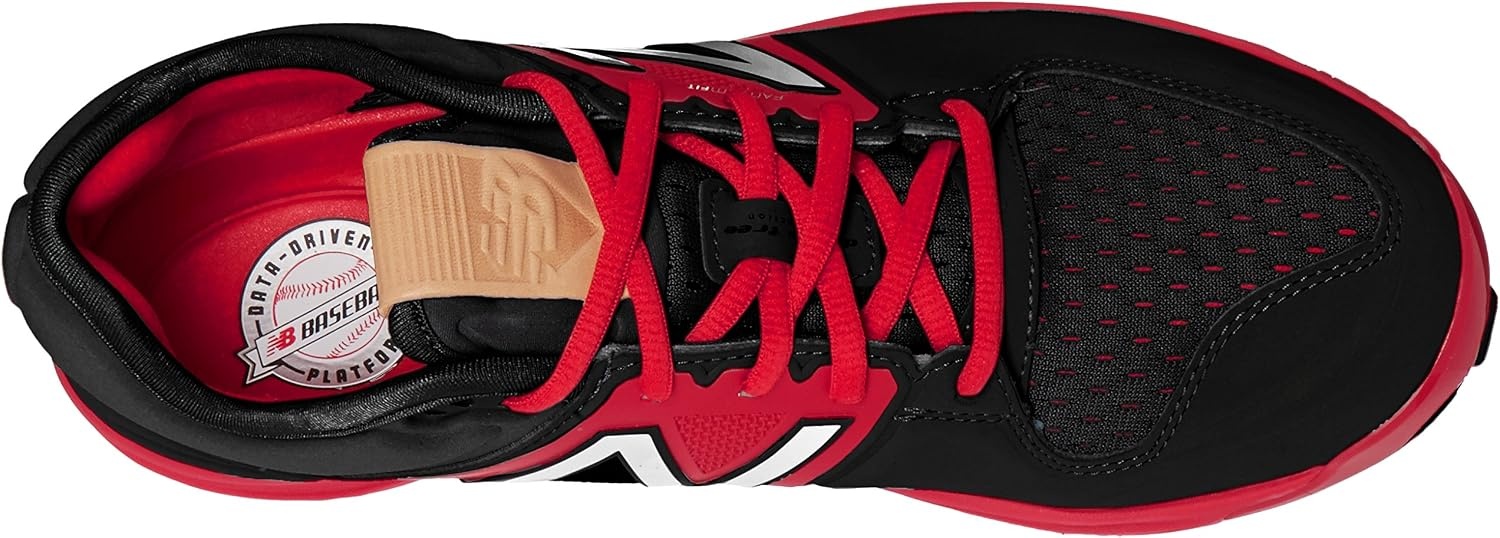 image:imageNew Balance Mens M3000v3 Metal Baseball ShoeBlackRed