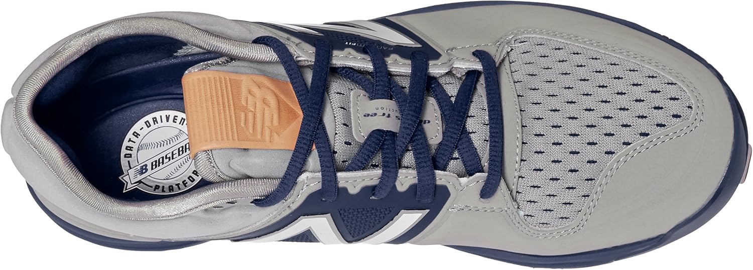 image:imageNew Balance Mens M3000v3 Metal Baseball ShoeGreyNavy