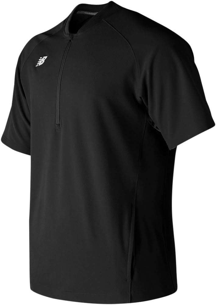 image:imageNew Balance Mens Short Sleeve 3000 Batting JacketTeam Black