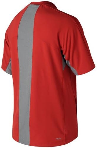 image:imageNew Balance Mens Short Sleeve 3000 Batting JacketTeam Red Inline