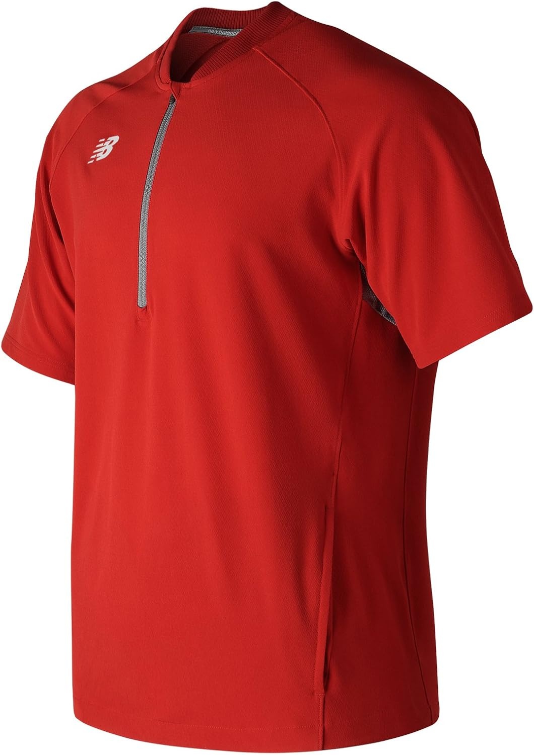 image:imageNew Balance Mens Short Sleeve 3000 Batting JacketTeam Red Inline