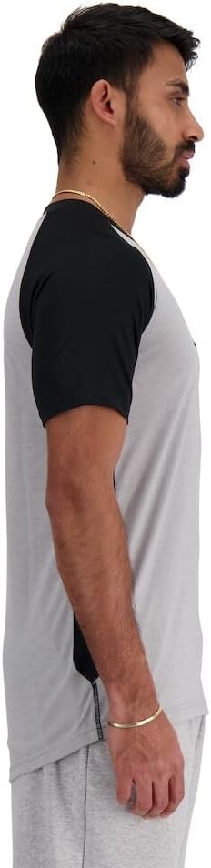 image:imageNew Balance Mens Ss Asym Baseball Top LeftBlack