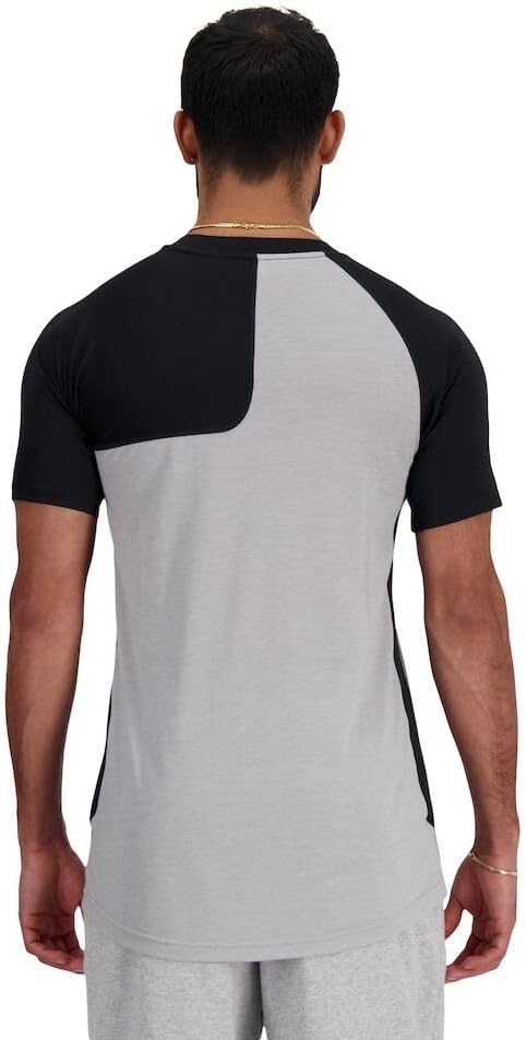 image:imageNew Balance Mens Ss Asym Baseball Top LeftBlack
