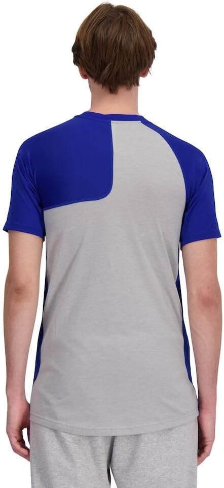 image:imageNew Balance Mens Ss Asym Baseball Top LeftTeam Royal