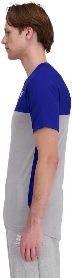 image:imageNew Balance Mens Ss Asym Baseball Top LeftTeam Royal