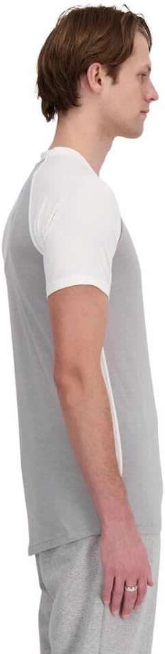 image:imageNew Balance Mens Ss Asym Baseball Top LeftWhite