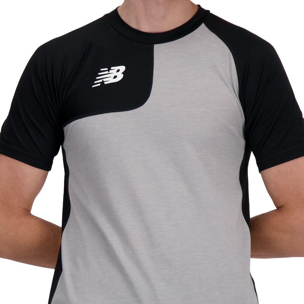 image:imageNew Balance Mens Ss Asym Baseball Top RightBlack