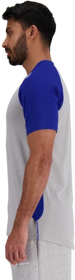 image:imageNew Balance Mens Ss Asym Baseball Top RightTeam Royal