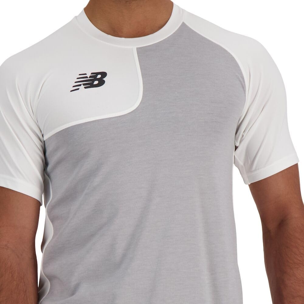 image:imageNew Balance Mens Ss Asym Baseball Top RightWhite