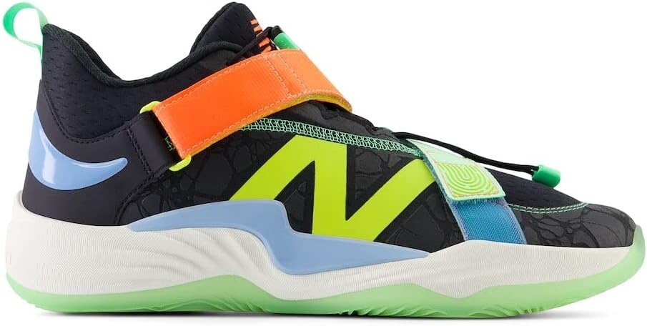 image:imageNew Balance Unisex Adult FuelCell Lindor 2 PreGame Baseball ShoesBlackNeon DragonflyElectric Jade