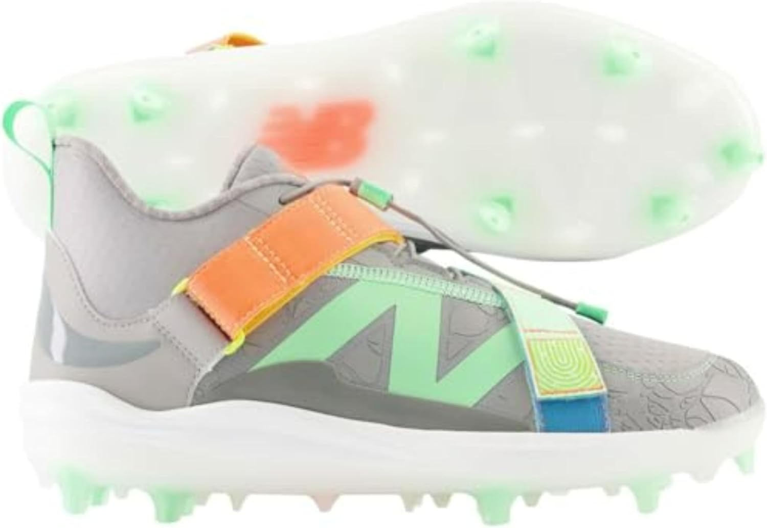 image:imageNew Balance Unisex Adult FuelCell Lindor V2 CompTeam Away GreyElectric JadeNeon Dragonfly