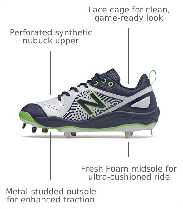 image:imageNew Balance Womens Fresh Foam Velo V2 MetalDarker RoyalLime GreenBlack