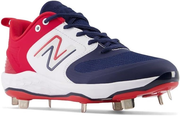 image:imageNew Balance Womens Fresh Foam X Velo V3 MetalRedWhiteNavy Blue