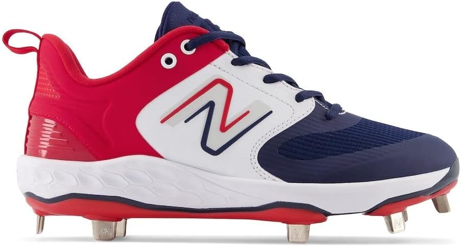 image:imageNew Balance Womens Fresh Foam X Velo V3 MetalRedWhiteNavy Blue