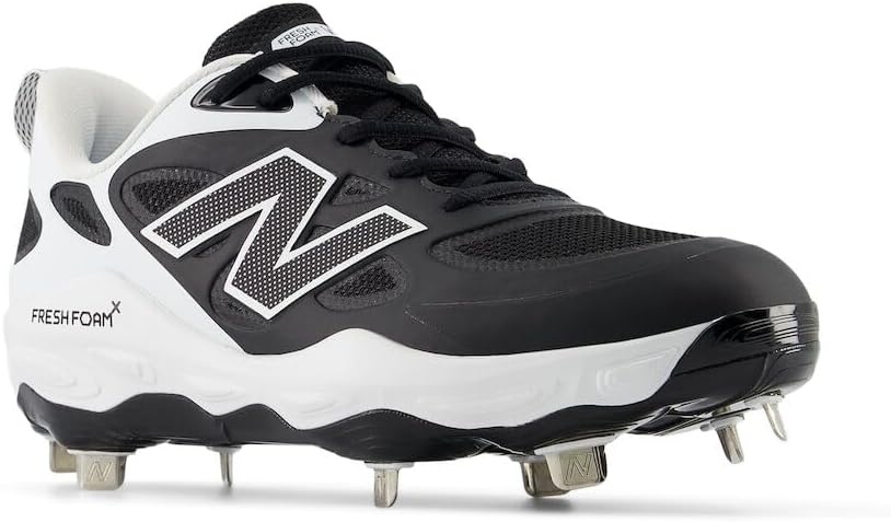 image:imageNew Balance Womens Fresh Foam X Velo V4 Metal Softball ShoesBlackWhite