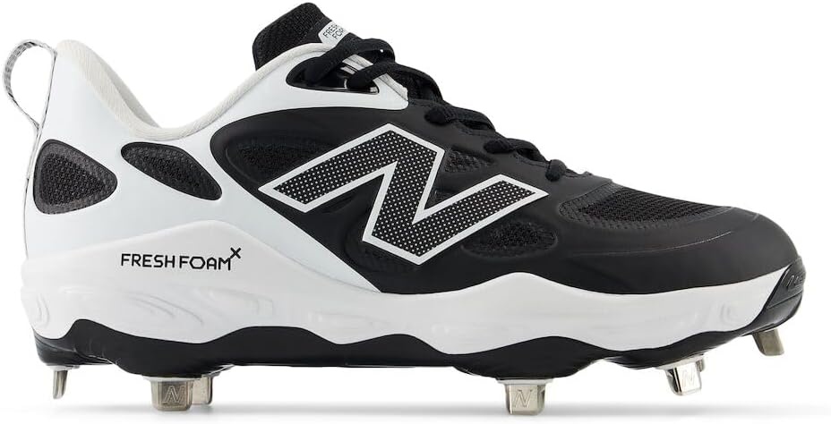 image:imageNew Balance Womens Fresh Foam X Velo V4 Metal Softball ShoesBlackWhite