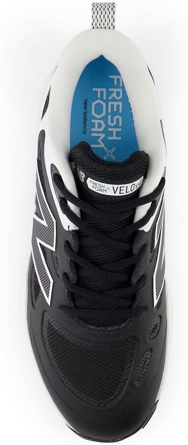 image:imageNew Balance Womens Fresh Foam X Velo V4 Metal Softball ShoesBlackWhite