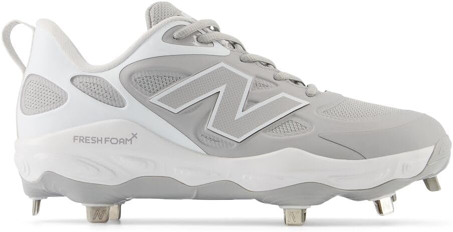 image:imageNew Balance Womens Fresh Foam X Velo V4 Metal Softball ShoesRaincloudWhite