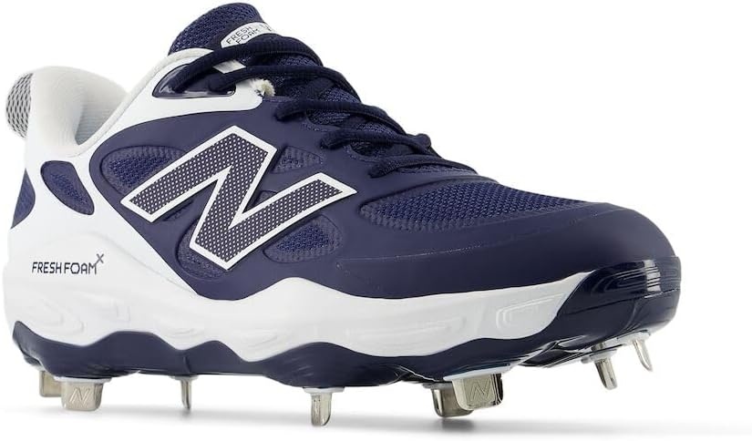 image:imageNew Balance Womens Fresh Foam X Velo V4 Metal Softball ShoesTeam NavyWhite