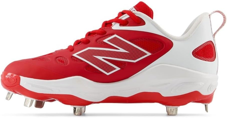 image:imageNew Balance Womens Fresh Foam X Velo V4 Metal Softball ShoesTeam RedWhite