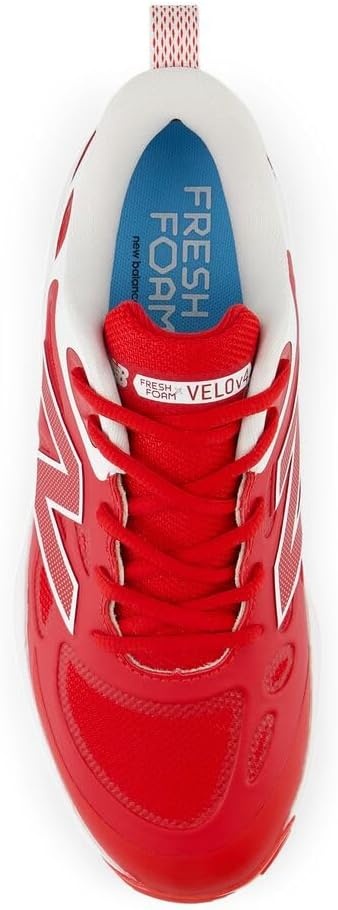 image:imageNew Balance Womens Fresh Foam X Velo V4 Metal Softball ShoesTeam RedWhite