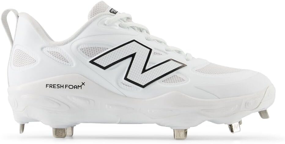 image:imageNew Balance Womens Fresh Foam X Velo V4 Metal Softball ShoesWhiteBlack