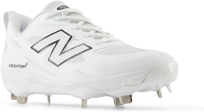 image:imageNew Balance Womens Fresh Foam X Velo V4 Metal Softball ShoesWhiteBlack