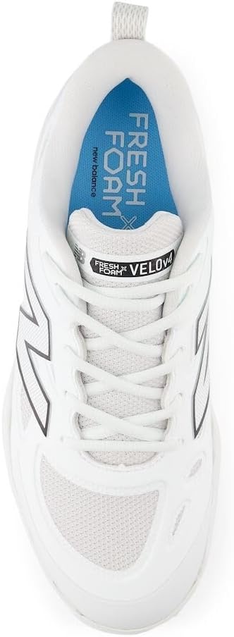 image:imageNew Balance Womens Fresh Foam X Velo V4 Metal Softball ShoesWhiteBlack