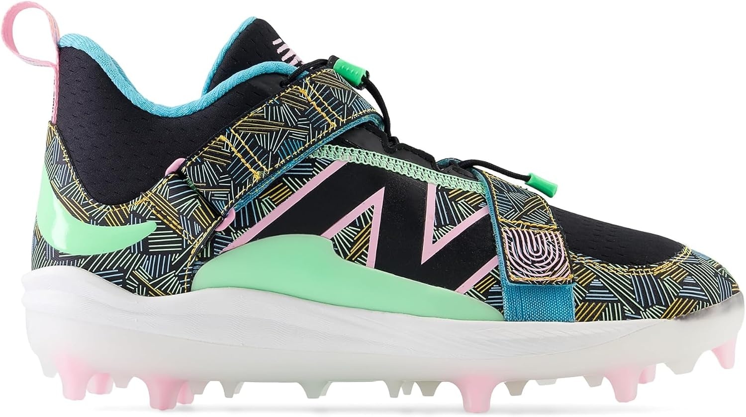 image:imageNew Balance Womens FuelCell Lindor 2 Comp SneakersBlackOrbit PinkElectric Jade
