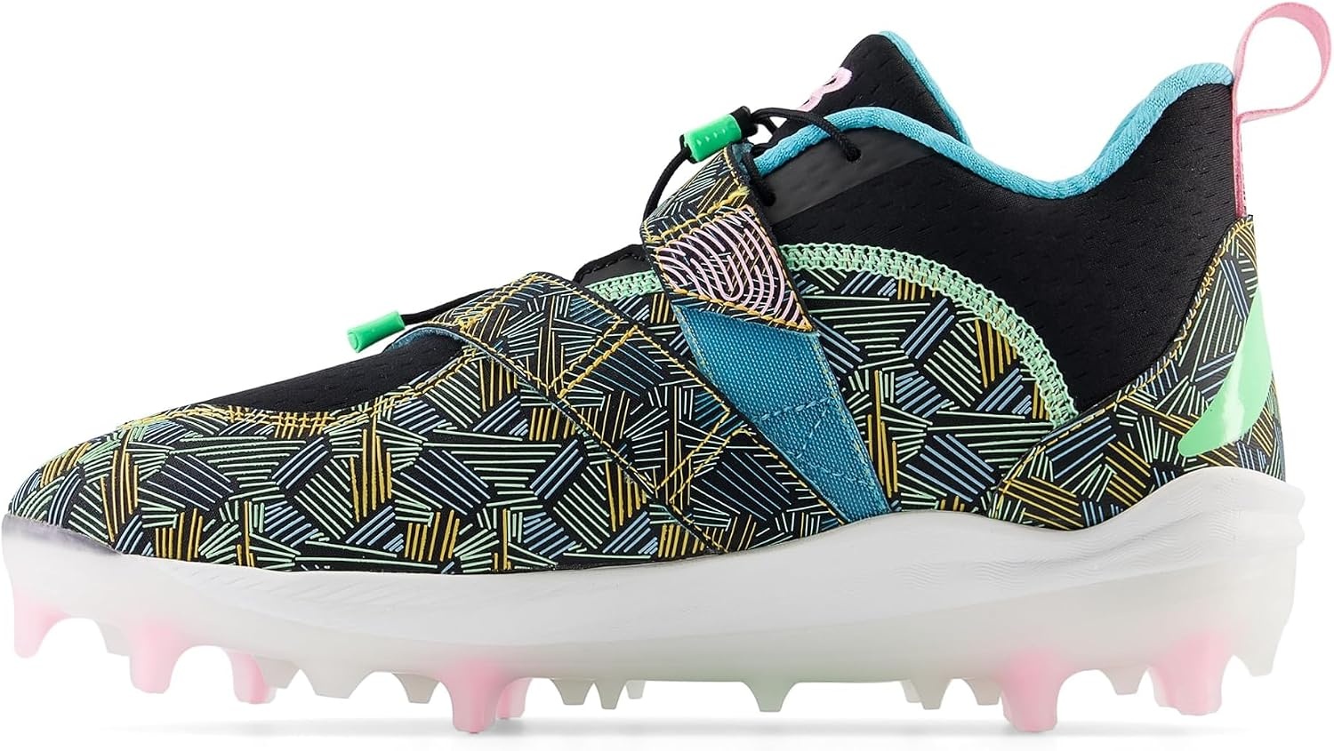 image:imageNew Balance Womens FuelCell Lindor 2 Comp SneakersBlackOrbit PinkElectric Jade