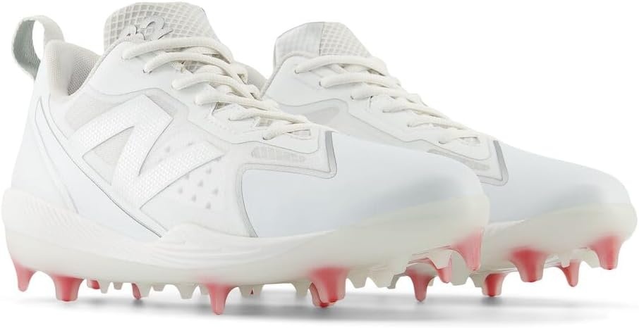 image:imageNew Balance Womens FuelCell Romero Duo V2 CompositeSoftball ShoeWhiteSilver Metalic