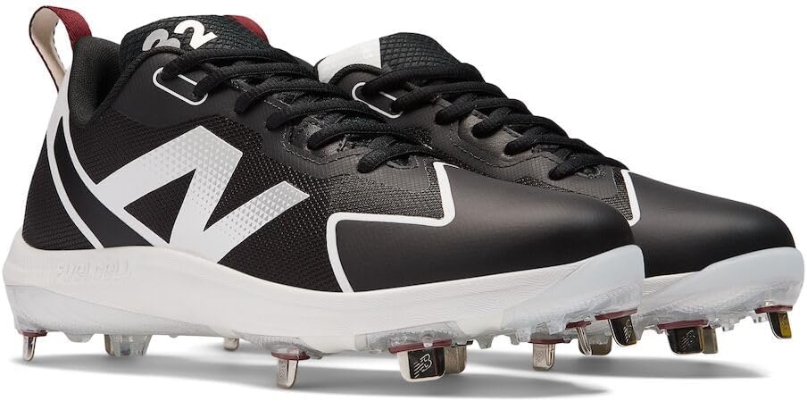 image:imageNew Balance Womens FuelCell Romero Duo V2 Metal Softball ShoeBlackWhite