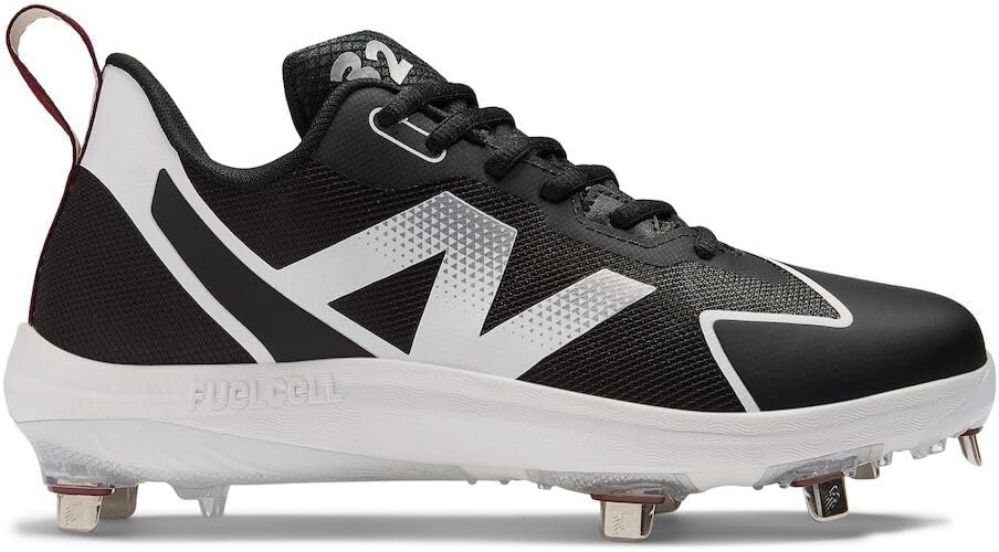 image:imageNew Balance Womens FuelCell Romero Duo V2 Metal Softball ShoeBlackWhite