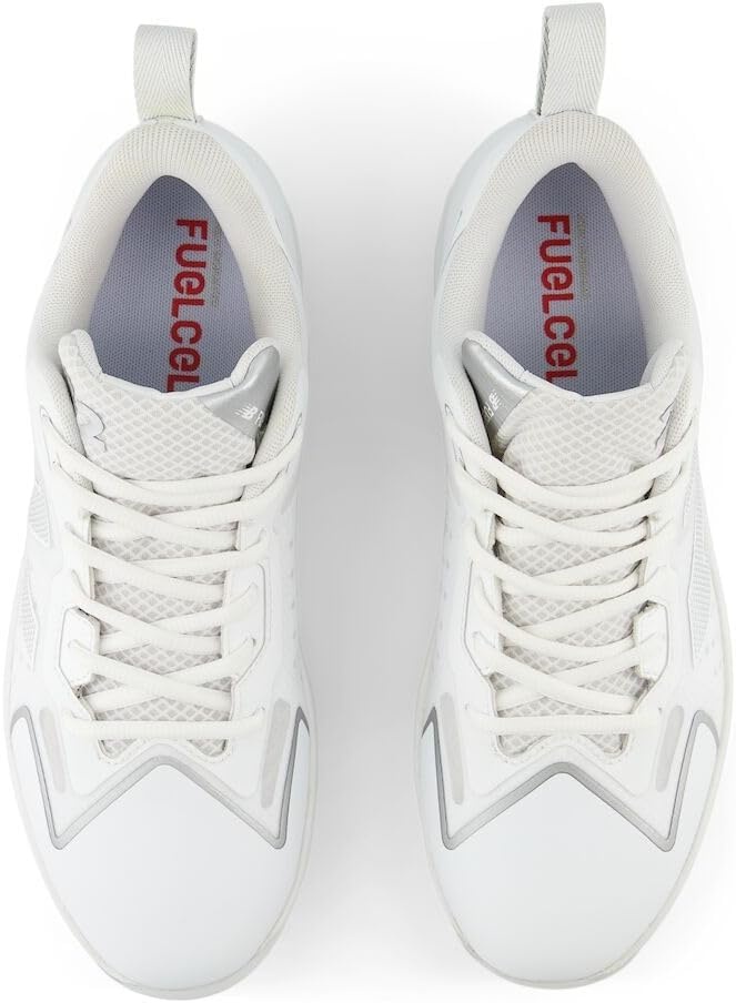 image:imageNew Balance Womens FuelCell Romero Duo V2 Metal Softball ShoeWhiteSilver Metalic