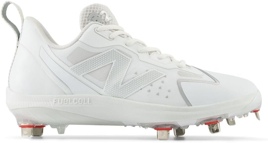 image:imageNew Balance Womens FuelCell Romero Duo V2 Metal Softball ShoeWhiteSilver Metalic