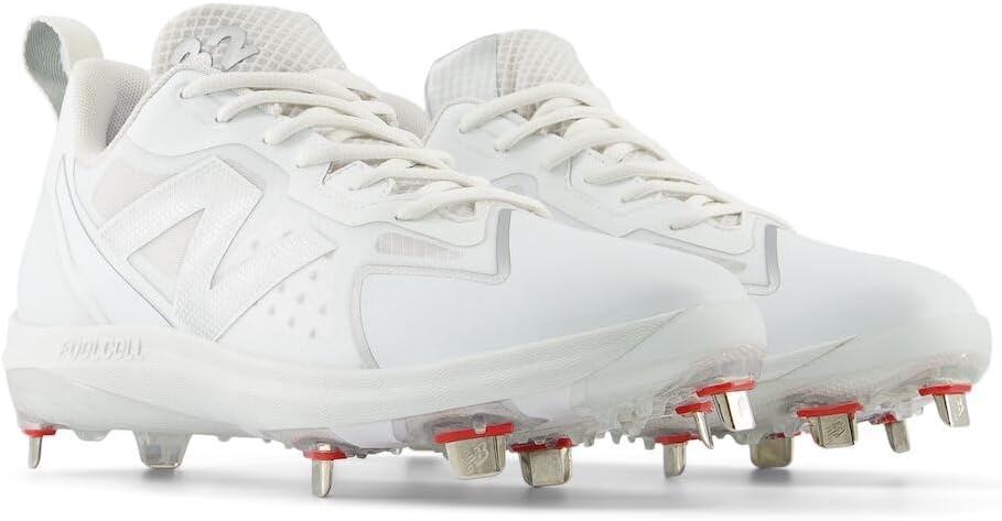 image:imageNew Balance Womens FuelCell Romero Duo V2 Metal Softball ShoeWhiteSilver Metalic