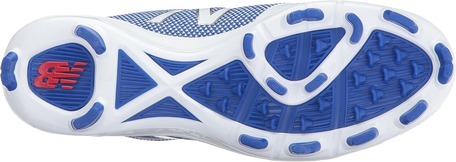 image:imageNew Balance mens 4040 V4 Tpu Molded Mid CutRoyalWhite
