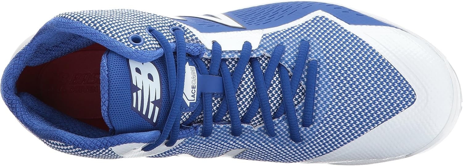 image:imageNew Balance mens 4040 V4 Tpu Molded Mid CutRoyalWhite