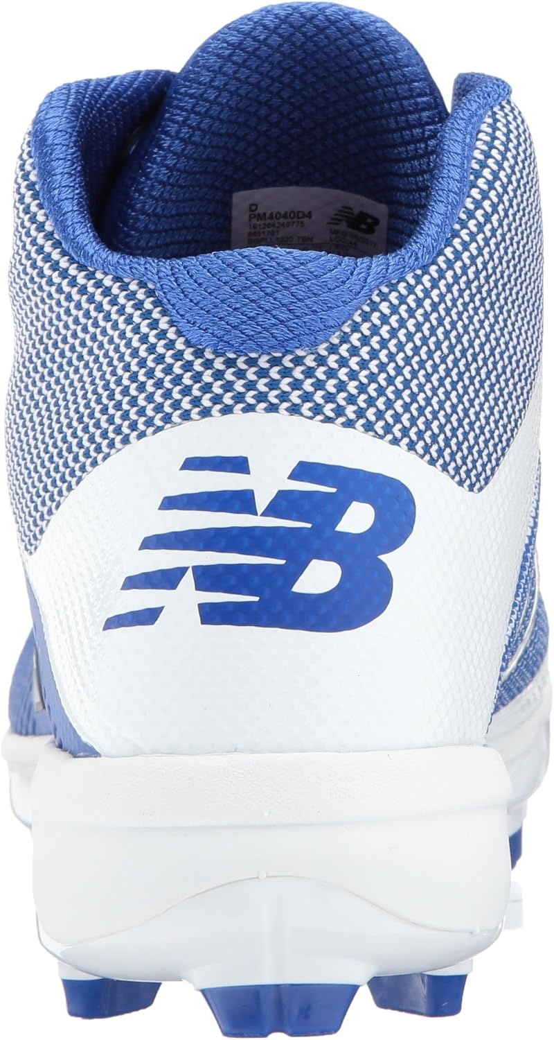 image:imageNew Balance mens 4040 V4 Tpu Molded Mid CutRoyalWhite