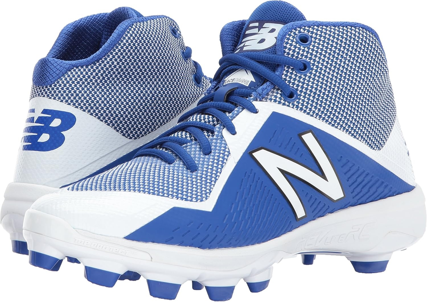 image:imageNew Balance mens 4040 V4 Tpu Molded Mid CutRoyalWhite